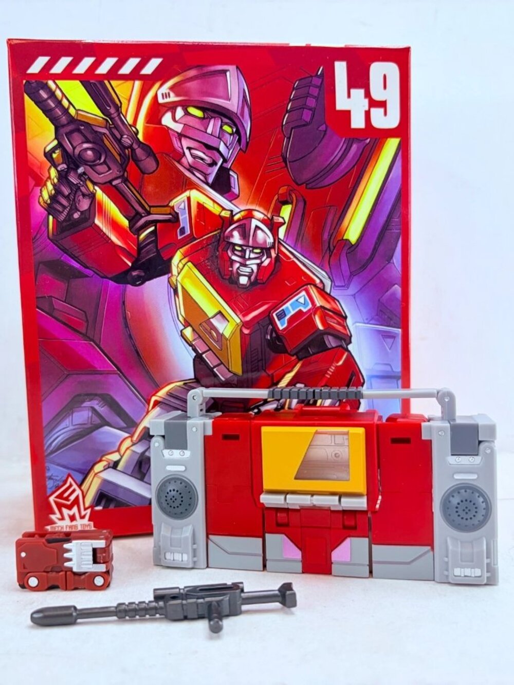 Transformers G1 Blaster MF-49 Emitter Blaster Mini Action Figure Toys Gift